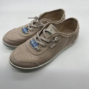 Skechers Bob Sneakers Slip On Flats Light Brown Size 7.5 Comfort Shoes